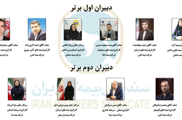 تجلیل از دبیران برتر کارگروه‌های تخصصی سندیکای بیمه گران ایران
