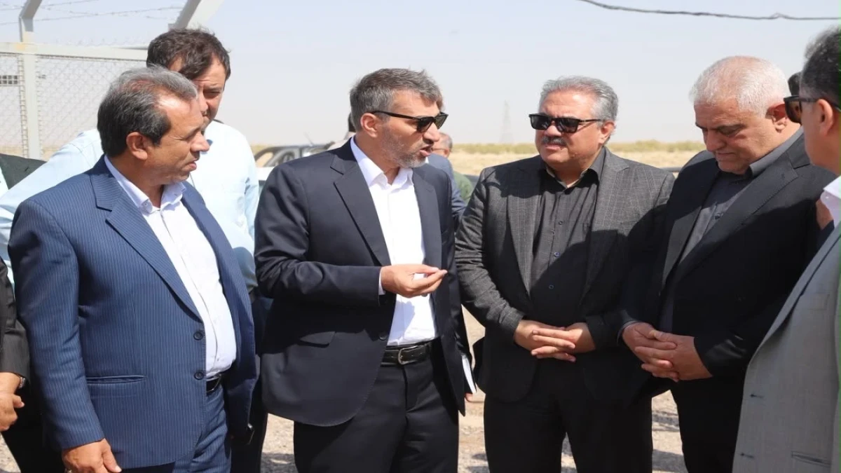 «فروزان» وارد تایباد شد؛ بررسی میدانی آخرین وضعیت راه‌اندازی منطقه آزاد دوغارون