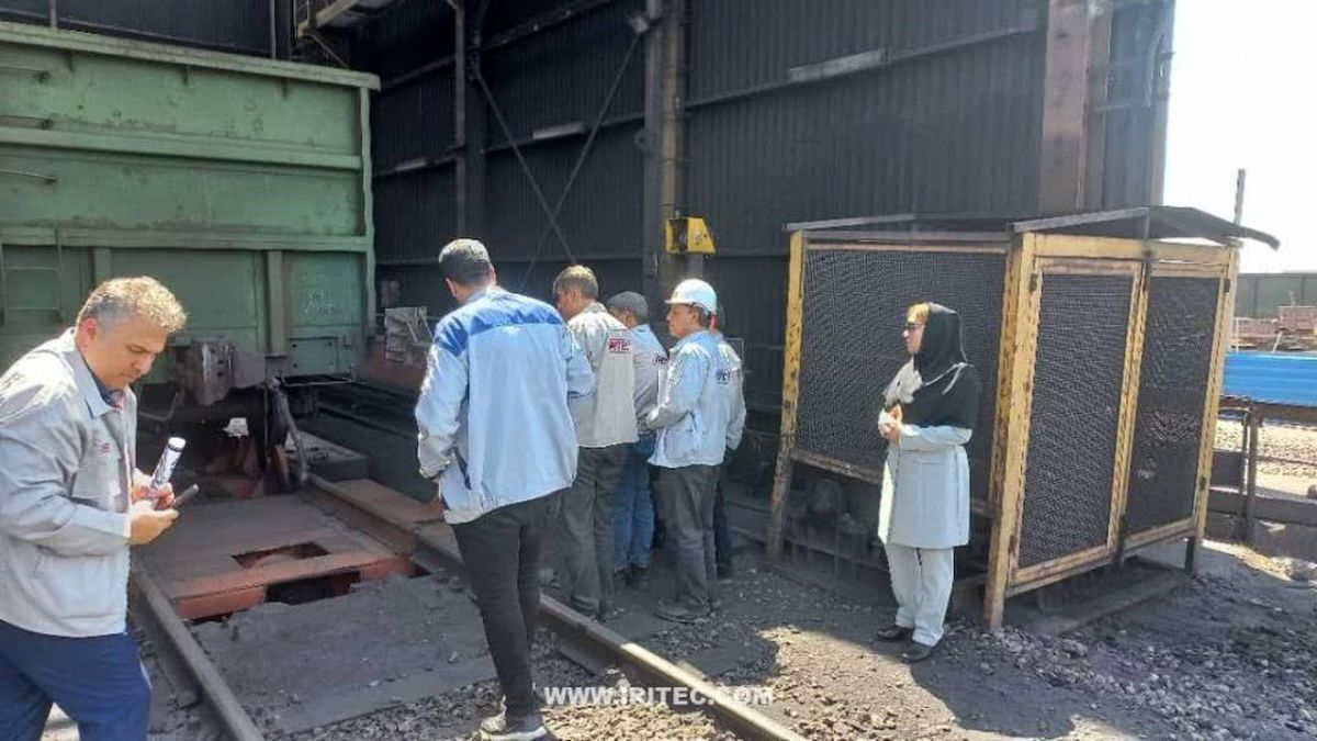 بازدید مدیرعامل ایریتک از پروژهای واگن برگردان ۳ و اکسیژن پلنت ۴ فولاد خوزستان
