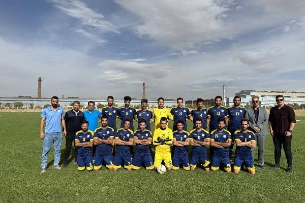 دهمین پیروزی پی در پی تیم فوتبال کارگری پتروشیمی شازند
