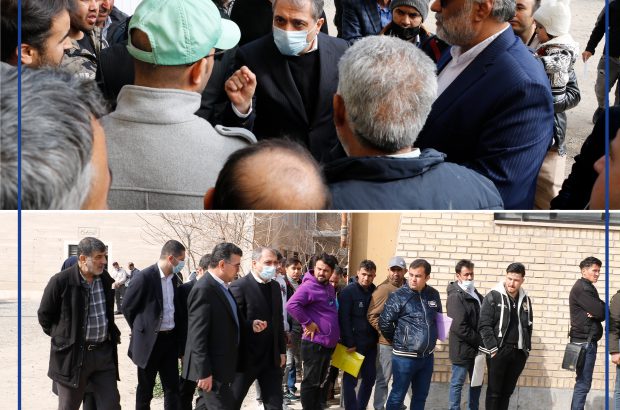 دکتر بهاری فر از مرکز ارائه خدمات بیمه ای شرکت بیمه حکمت صبا به اتباع و مهاجرین بازدید کرد