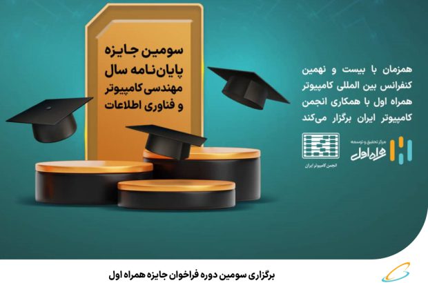 برگزاری سومین دوره فراخوان جایزه همراه اول برای پایان‌نامه‌های برتر در حوزه مهندسی کامپیوتر و فناوری اطلاعات
