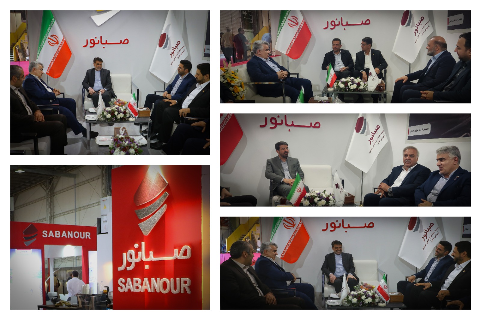 بازدید نمایندگان استان همدان در مجلس از غرفه صبانور در اولین نمایشگاه معدن کشور
