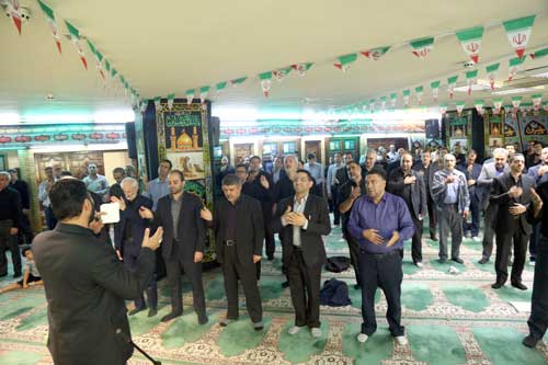 ​مراسم سوگواری سالار شهیدان در بانک صادرات ایران برگزار شد
