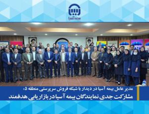 مشارکت جدی نمایندگان بیمه آسیا در بحث بازاریابی هدفمند
