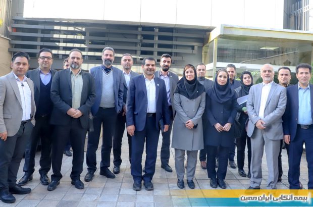 بازدید مدیرعامل هلدینگ توسعه کسب و کار سبا و هیئت همراه از بیمه اتکایی ایران‌معین
