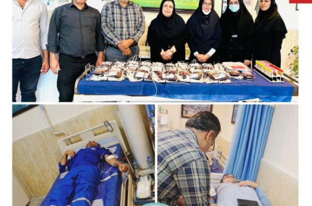 نوع‌دوستان پتروشیمی اروند پیشگام اهدای خون
