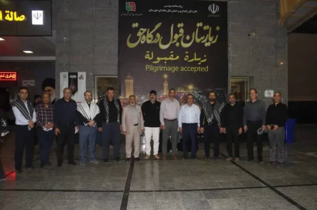حضور مدیران ارشد پتروشیمی کارون در پایانه مرزی شلمچه
