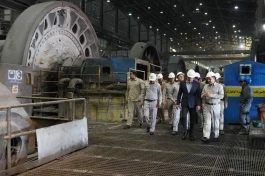 بازدید مدیرعامل شرکت ملی مس از کارخانه تغلیظ مجتمع مس سرچشمه